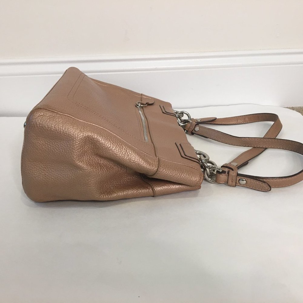 Coach Golden Brown Shoulder Leather Bag (K1160-F16531) - Picture 8 of 11